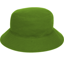 Big Size (61-64cm) Light Green Bucket Hat (Plain w/ Adjustable Sweatband)